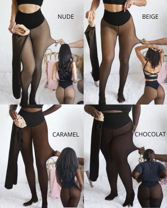 Collant Polaire Grande Taille - Chaud & Gainant