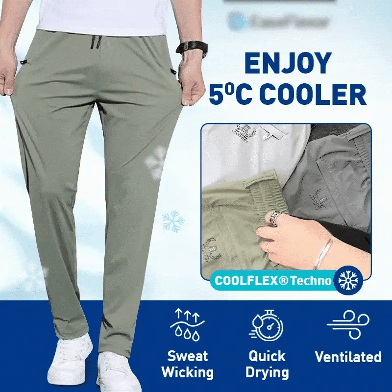 💖¡ÚLTIMO DÍA DE OFERTAS 50% DE DESCUENTO!❄️Pantalón elástico unisex de secado rápido sin cierre