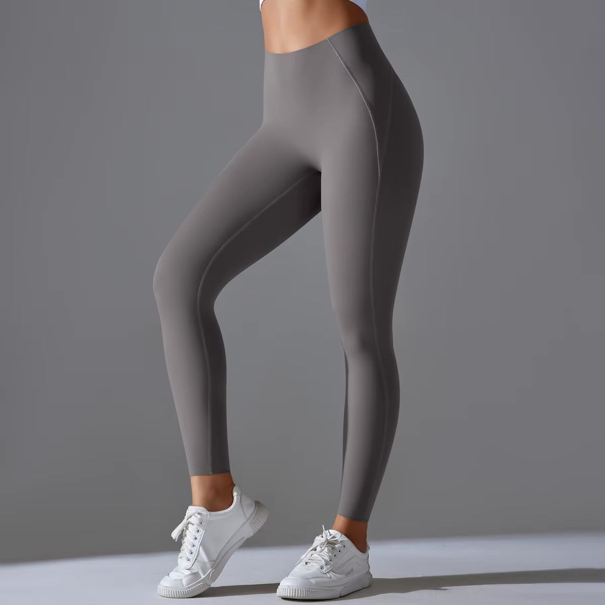 Legging taille haute | Gris