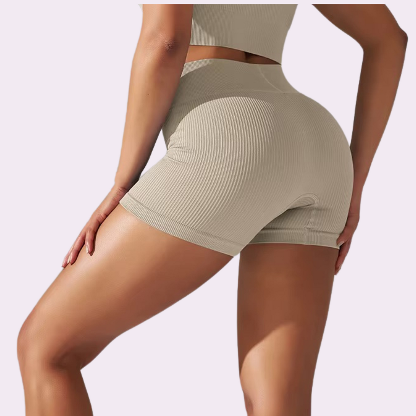 Short cycliste court | Beige