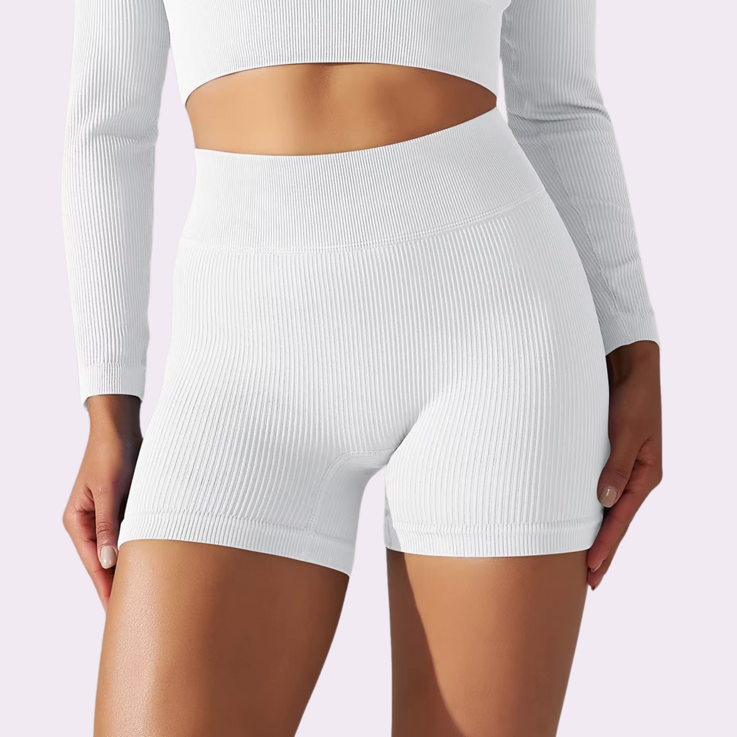 Short cycliste court | Blanc