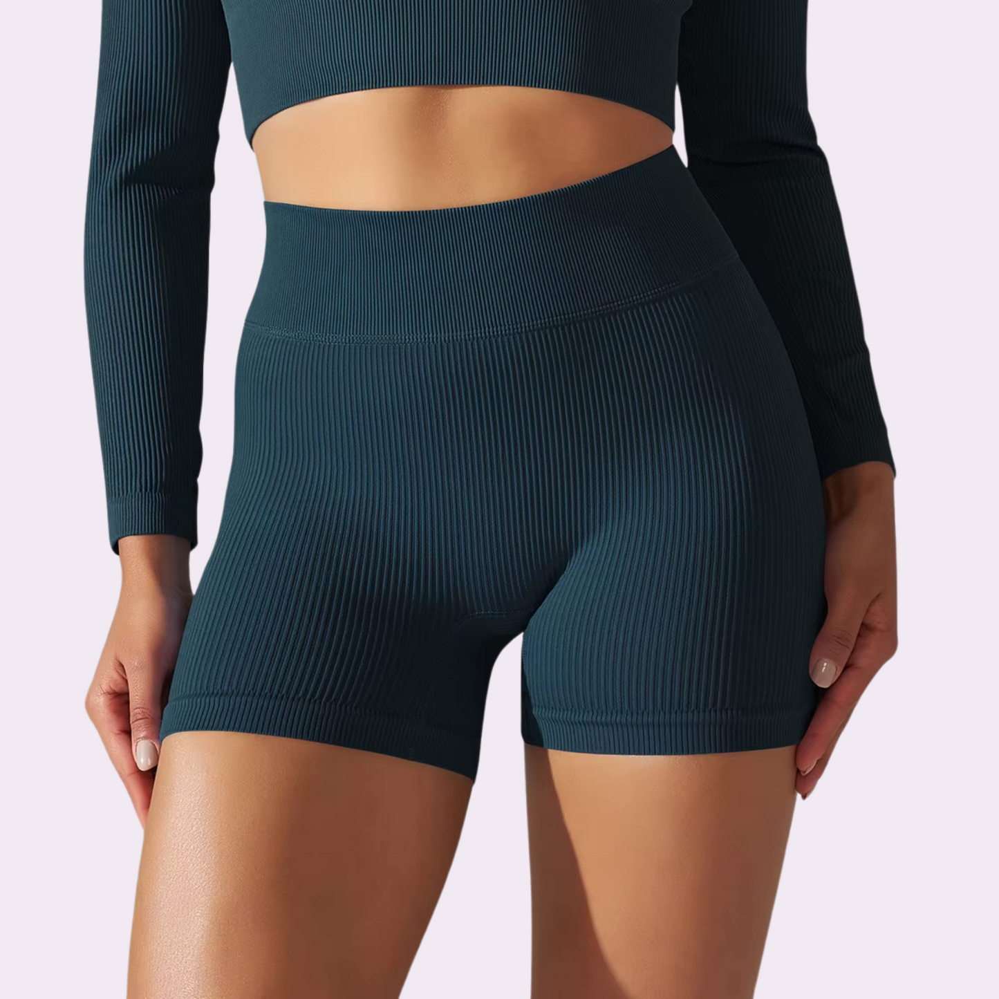 Short cycliste court | Bleu vert