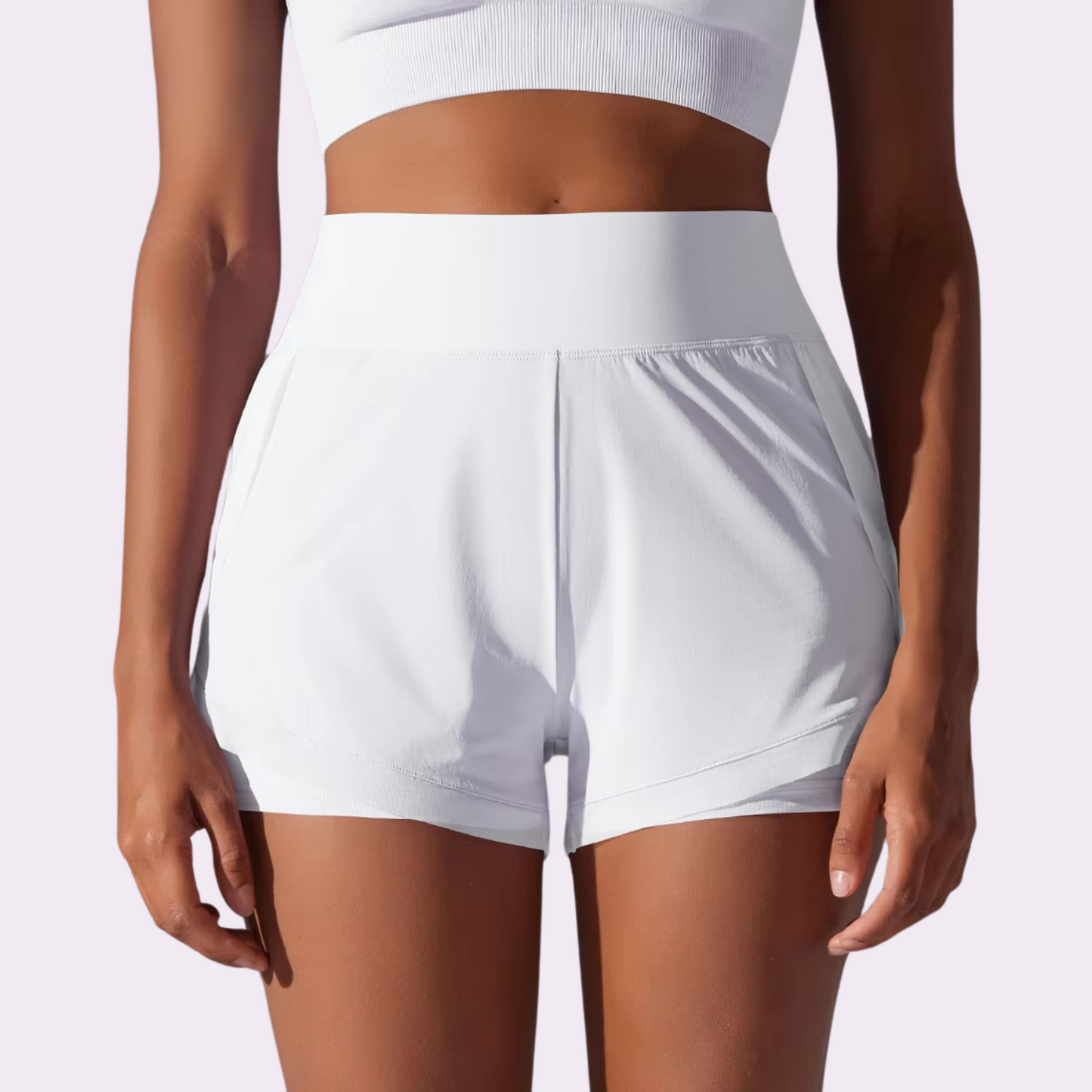 Short de sport | Blanc