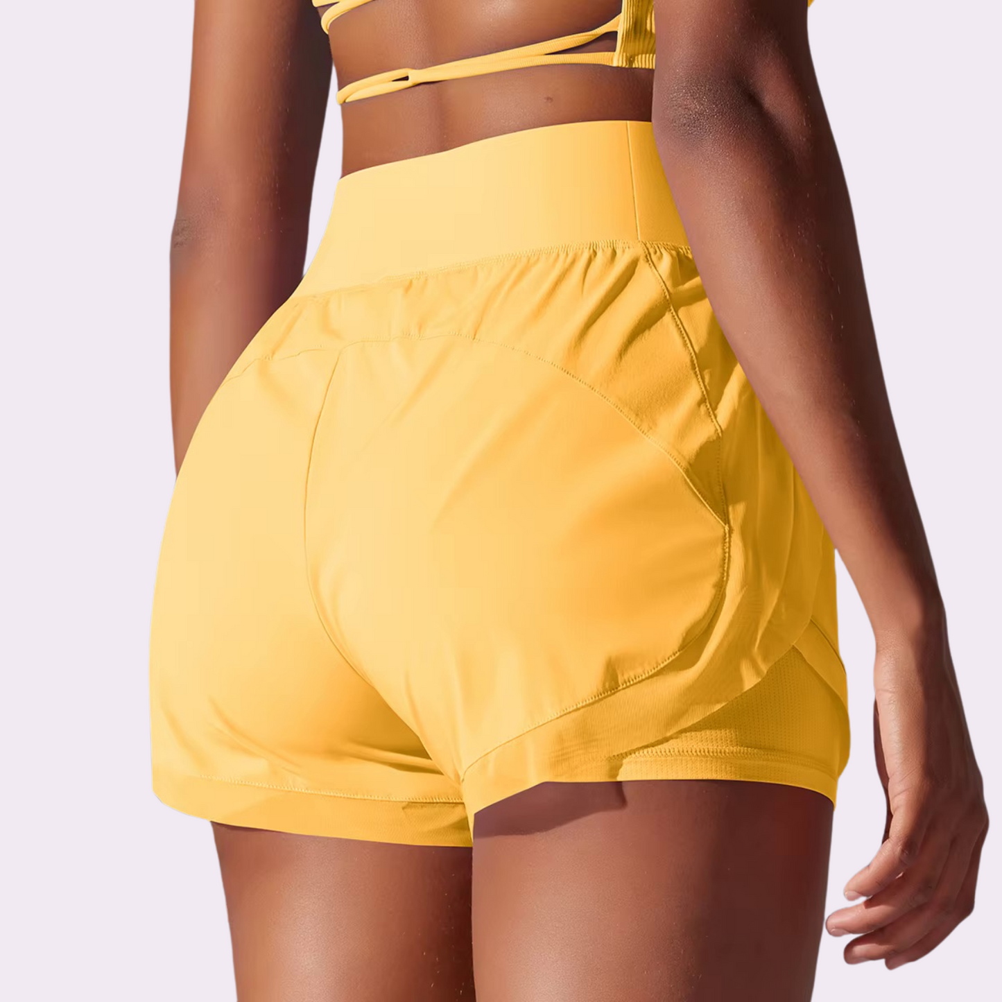 Short de sport | Jaune