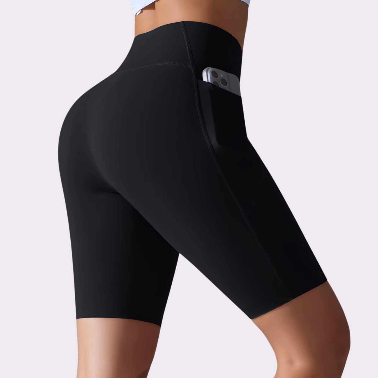 Short cycliste | Noir