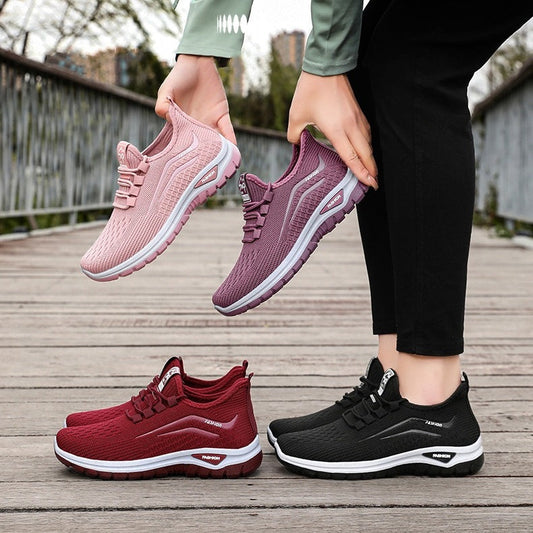 Damen Casual Atmungsaktiver Komfort Sneaker