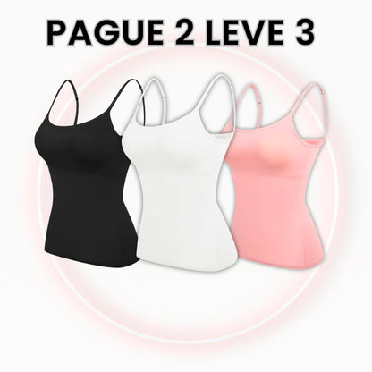 Camiseta Confortable con Sujetador Incorporado y Tejido Transpirable - (PAGA 2 y LLEVA 5) + Súper Regalo