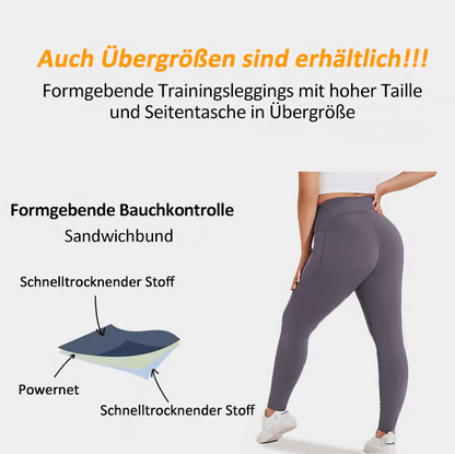 ÚLTIMO DÍA 49 % DE DESCUENTO🔥Leggings de cintura alta con control de abdomen para entrenar🔥
