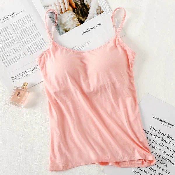Camiseta Confortable con Sujetador Incorporado y Tejido Transpirable - (PAGA 2 y LLEVA 5) + Súper Regalo
