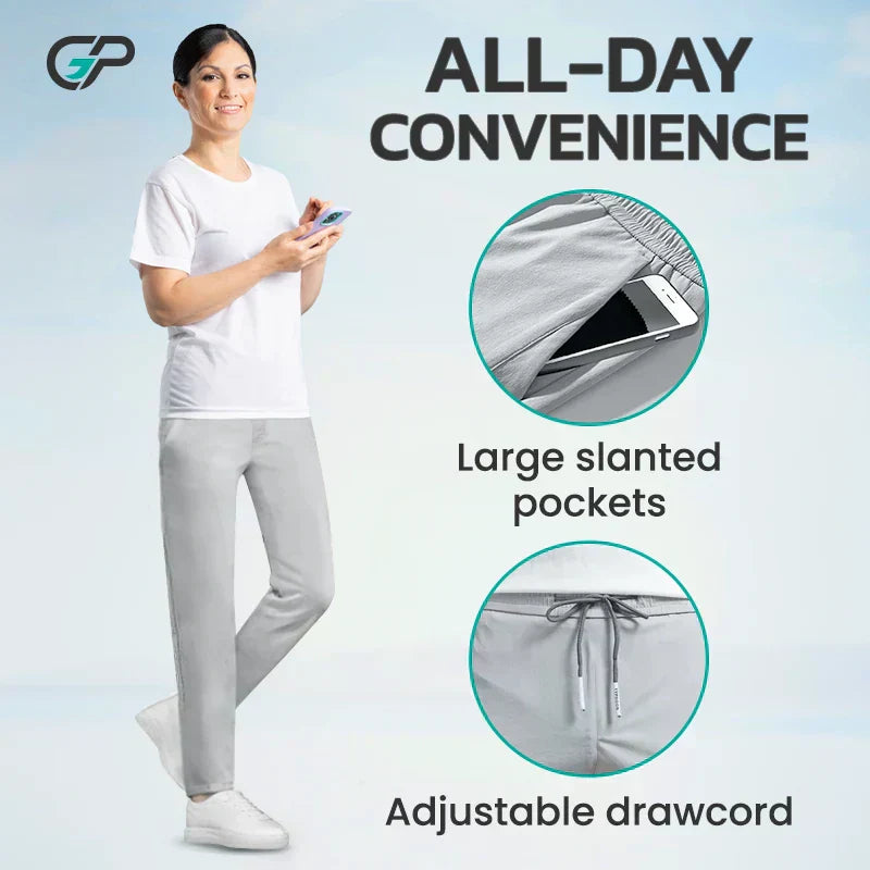💖¡ÚLTIMO DÍA DE OFERTAS 50% DE DESCUENTO!❄️Pantalón elástico unisex de secado rápido sin cierre