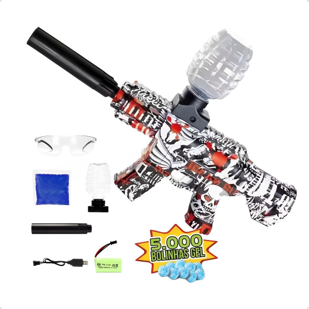 Lançador OrbiGel AK-47 (+10.000 bolinhas)