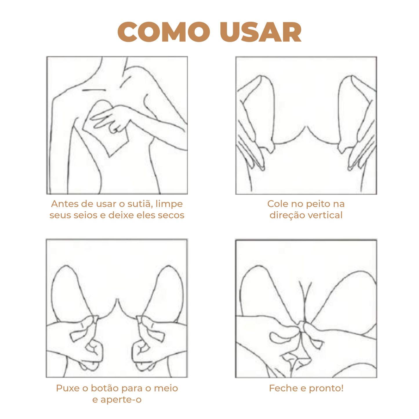 Sujetador Adhesivo Push-Up