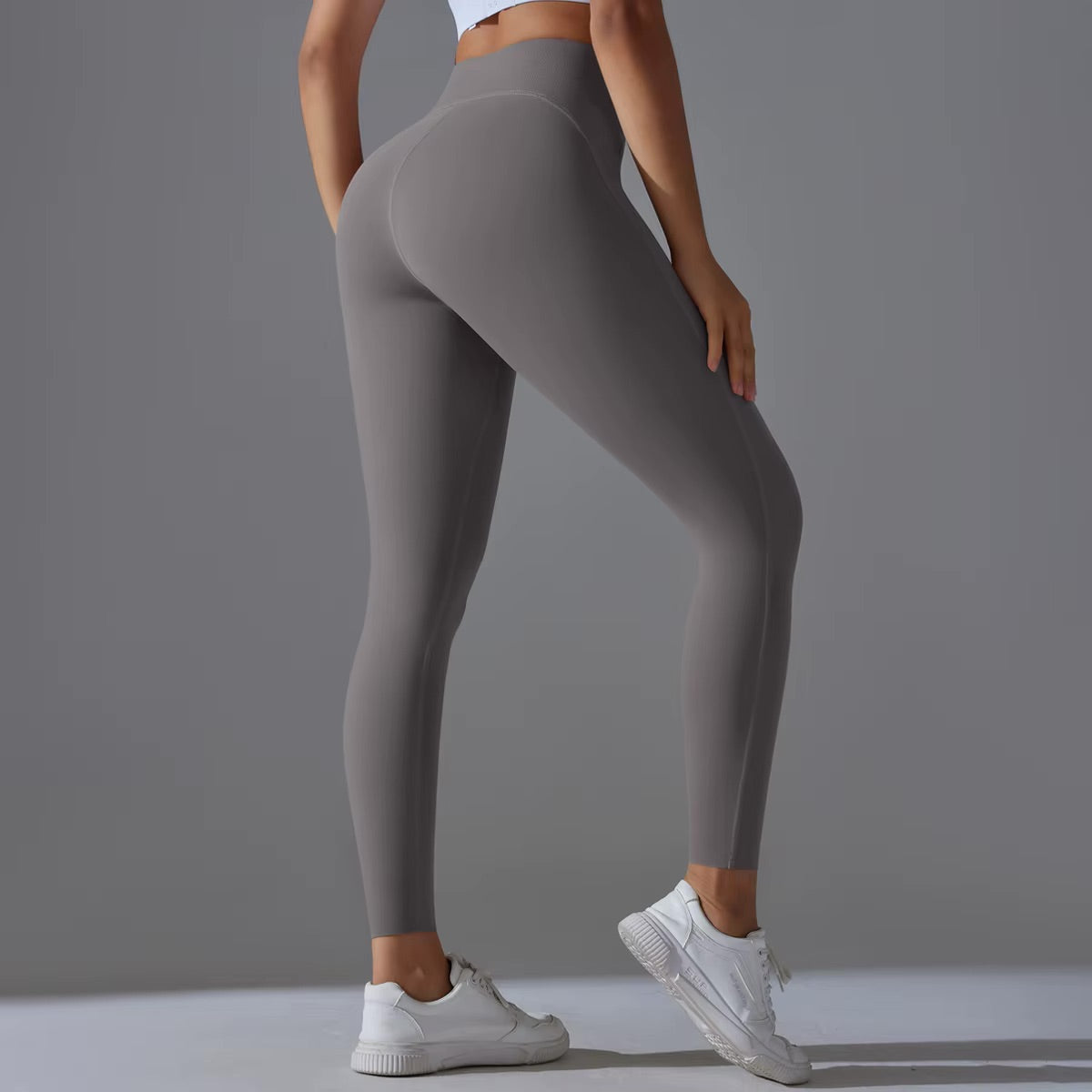 Legging taille haute | Gris