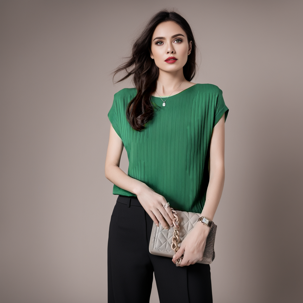 (🔥Compra 1 y Llévate 5) Blusas Liana de Tejido Viscoelástico - ¡Ideal para el verano 🔥 + Súper regalo