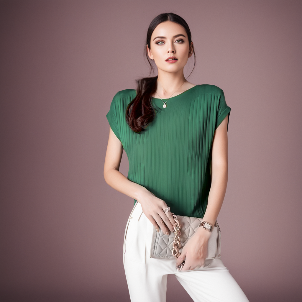 (🔥Compra 1 y Llévate 5) Blusas Liana de Tejido Viscoelástico - ¡Ideal para el verano 🔥 + Súper regalo