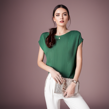 (🔥Compra 1 y Llévate 5) Blusas Liana de Tejido Viscoelástico - ¡Ideal para el verano 🔥 + Súper regalo