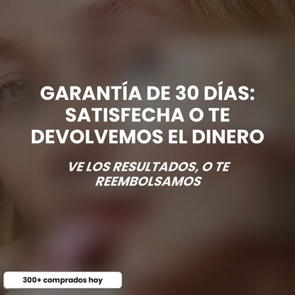 Garantía de 30 días: satisfecha o te devolvemos el dinero