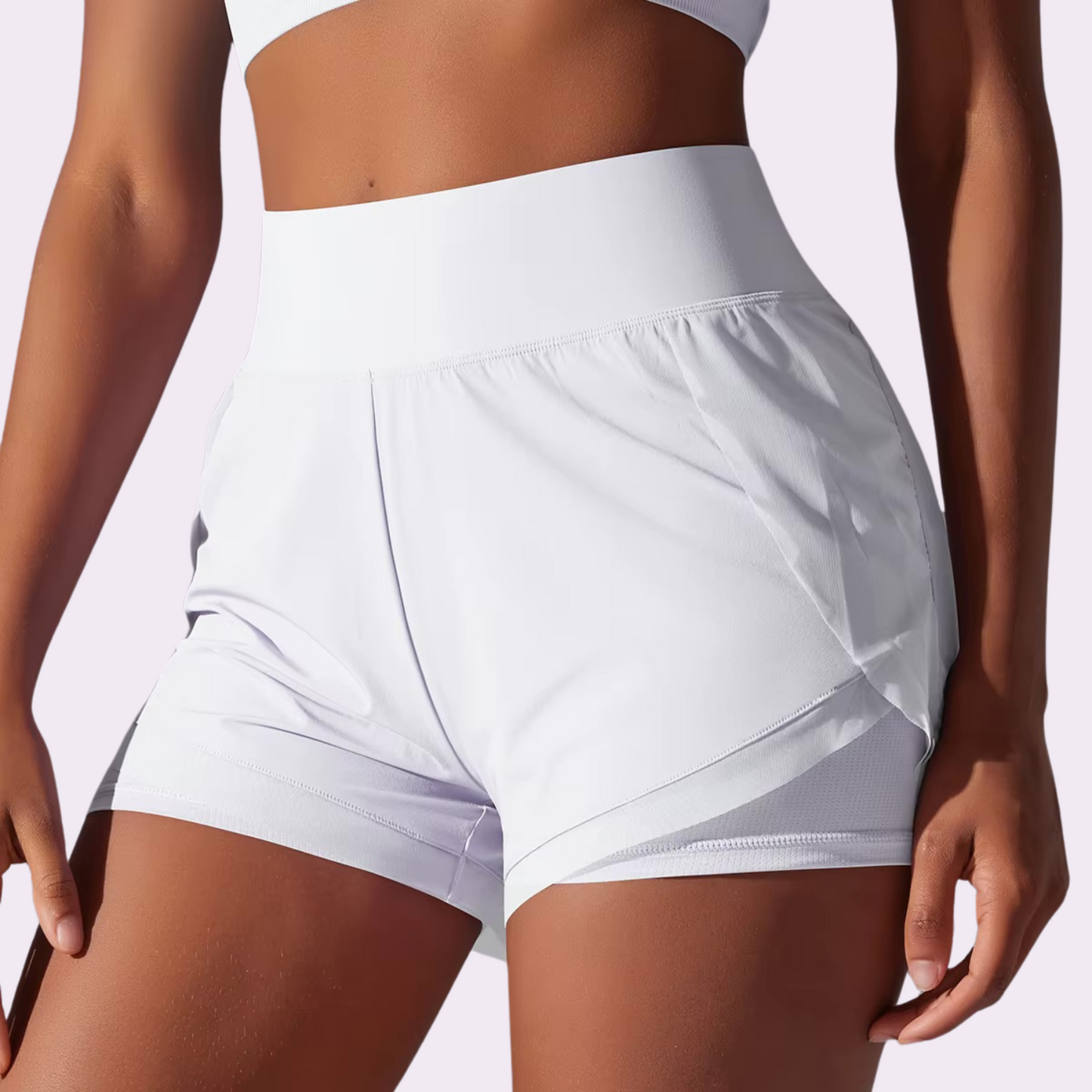 Short de sport | Blanc