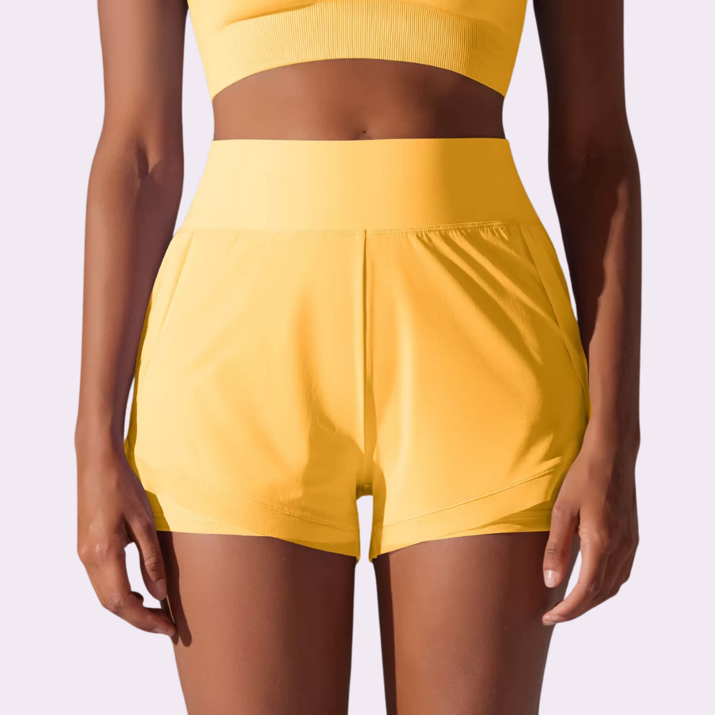 Short de sport | Jaune