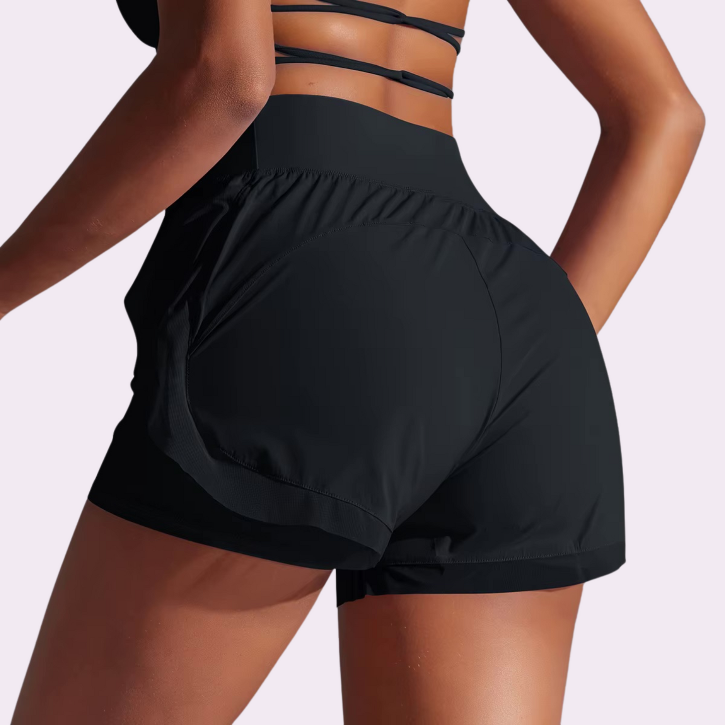 Short de sport | Noir