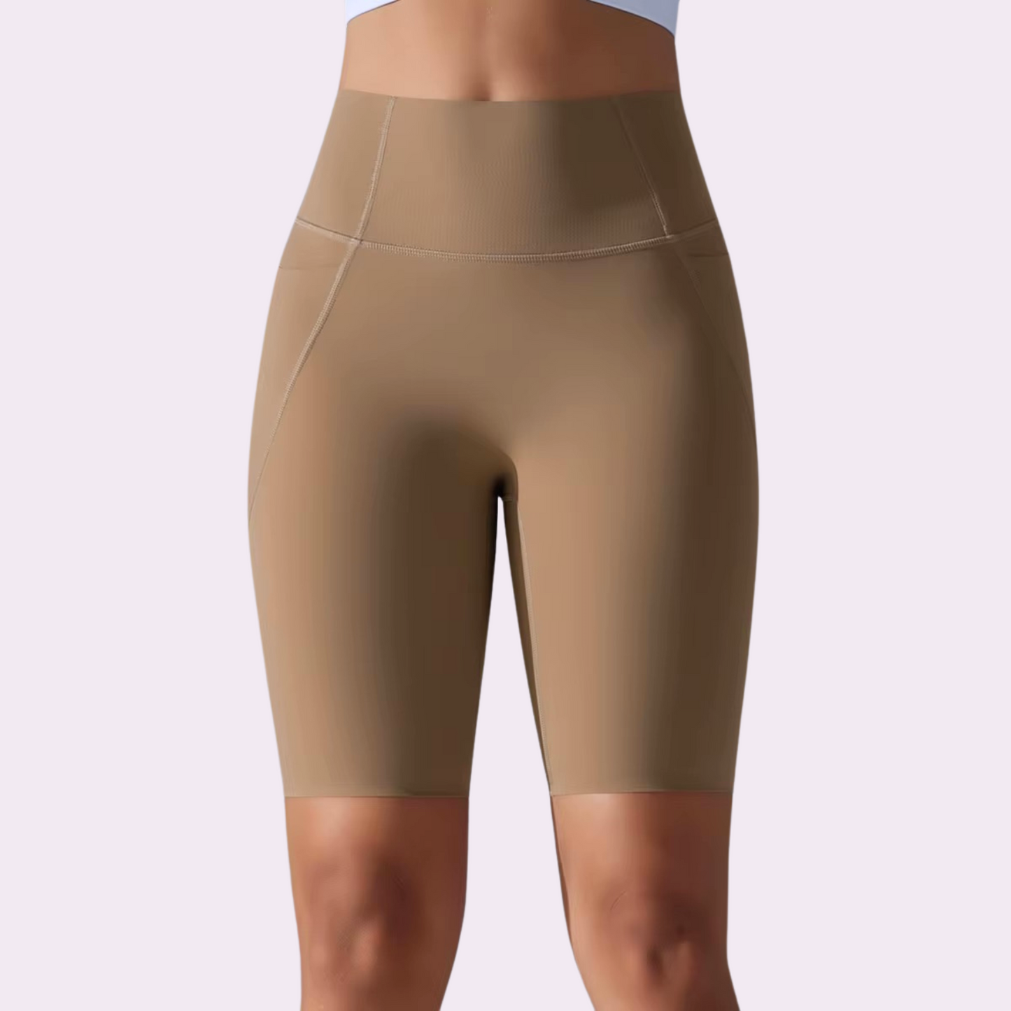 Short cycliste | Brun