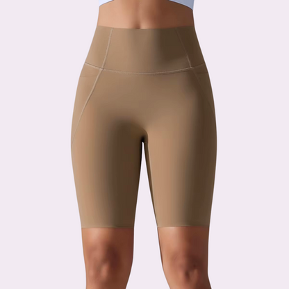 Short cycliste | Brun