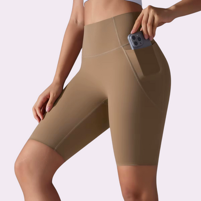 Short cycliste | Brun