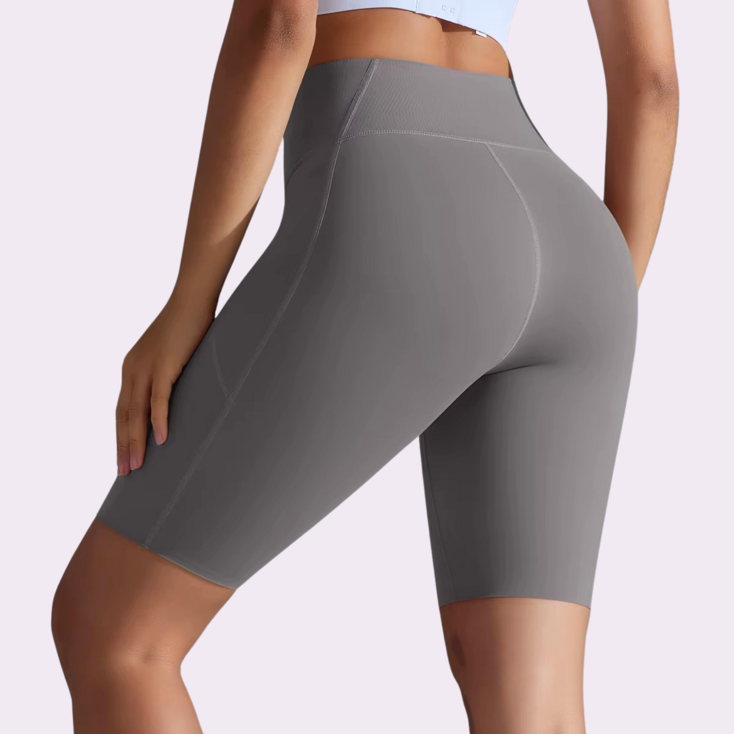 Short cycliste | Gris