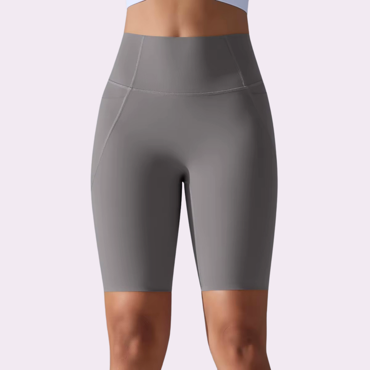 Short cycliste | Gris