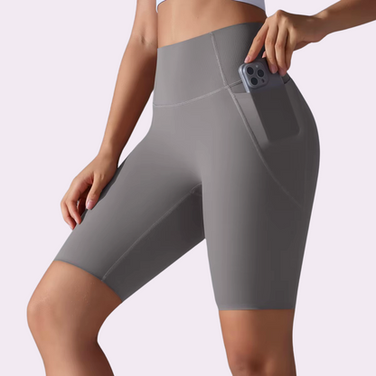 Short cycliste | Gris