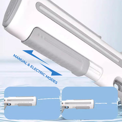 ⏳Tiempo limitado 50% de descuento💥Pistola de agua eléctrica de largo alcance con LED para niños y adultos