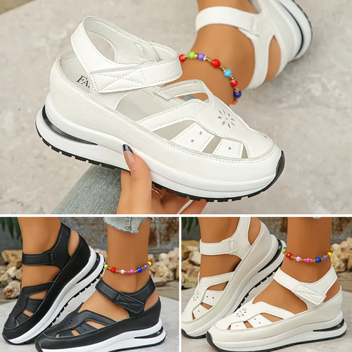 Sandalias casuales de moda transpirables para mujer