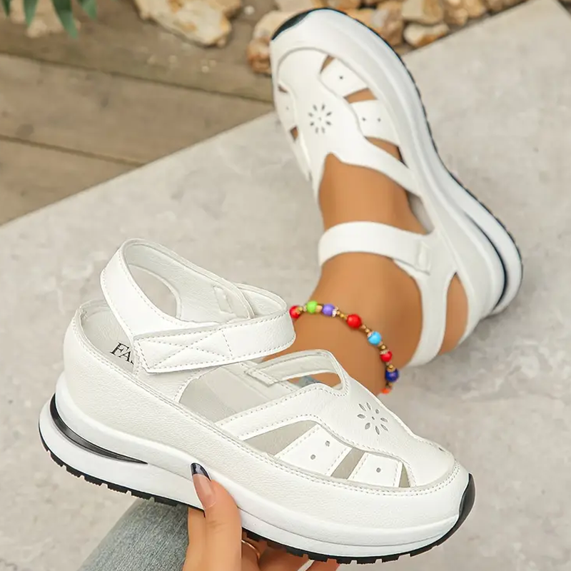 Sandalias casuales de moda transpirables para mujer