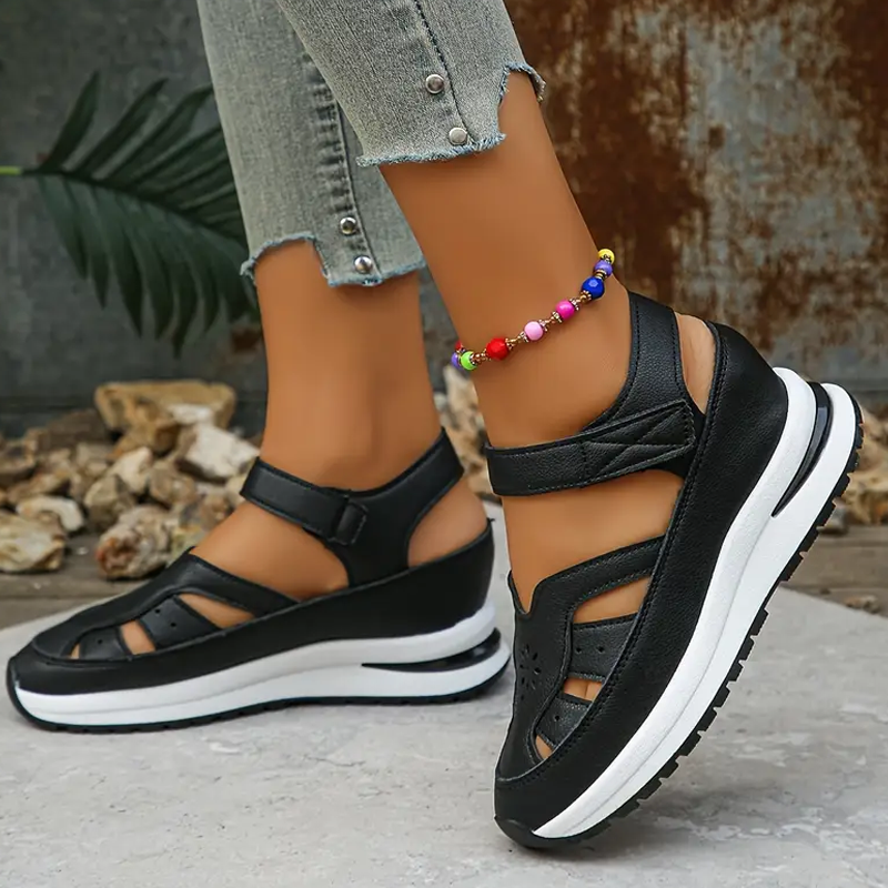 Sandalias casuales de moda transpirables para mujer