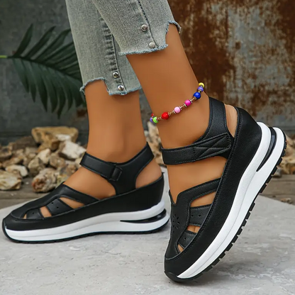 Sandalias casuales de moda transpirables para mujer