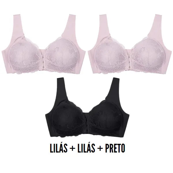 Conforto Garantido: Kit De 3 Sujetadores Lift Comfort + REGALO