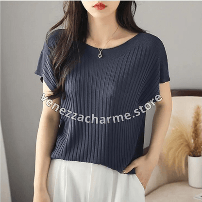(🔥Compra 1 y Llévate 5) Blusas Liana de Tejido Viscoelástico - ¡Ideal para el verano 🔥 + Súper regalo