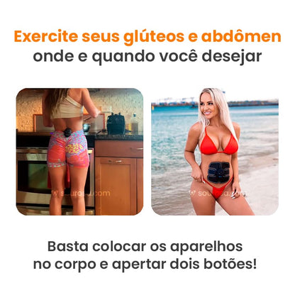 BumBumFit® - Tonificador Muscular Estimula la Definición de los Glúteos (+ AbdomenFit® Gratis)
